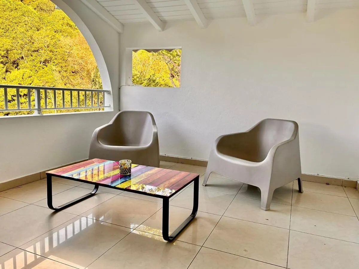 アパート Superbe Appartement Vue Mer デエエ グアドループ